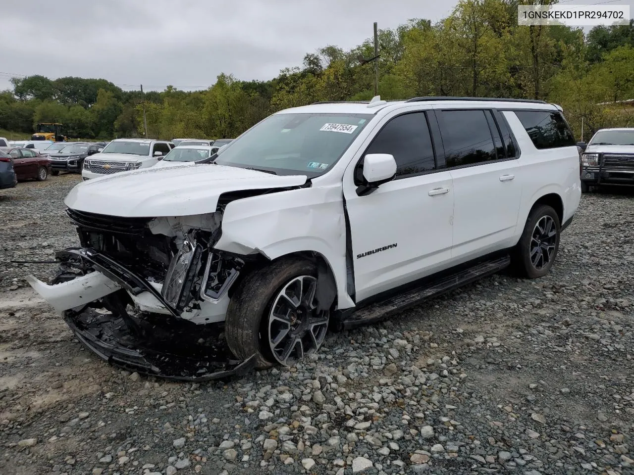 2023 Chevrolet Suburban K1500 Rst VIN: 1GNSKEKD1PR294702 Lot: 73947554