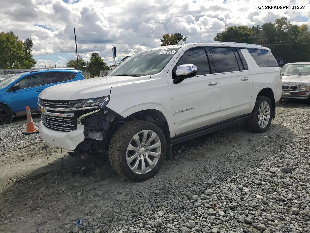 2023 Chevrolet Suburban K1500 Premier VIN: 1GNSKFKD8PR101323 Lot: 74296564