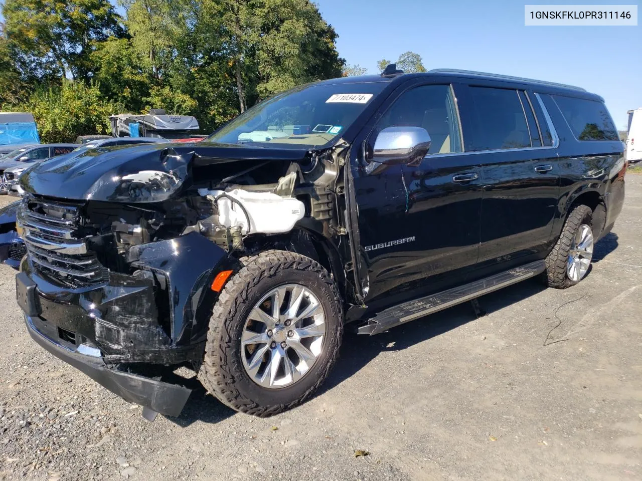 2023 Chevrolet Suburban K1500 Premier VIN: 1GNSKFKL0PR311146 Lot: 77103474