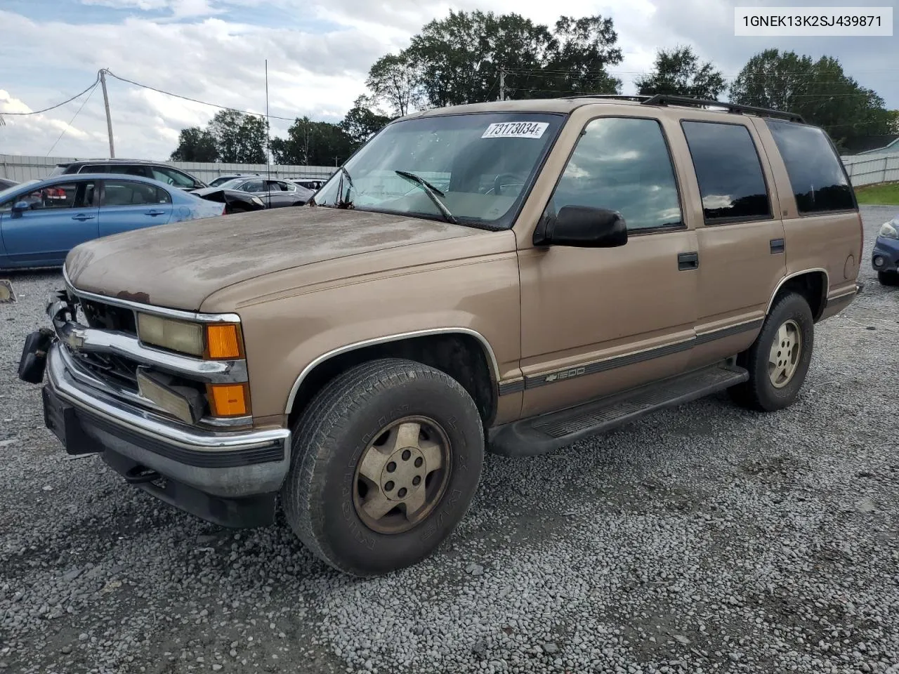 1995 Chevrolet Tahoe K1500 VIN: 1GNEK13K2SJ439871 Lot: 73173034