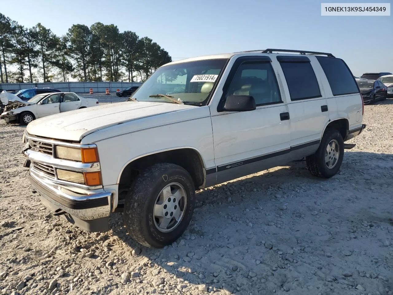 1995 Chevrolet Tahoe K1500 VIN: 1GNEK13K9SJ454349 Lot: 75021914