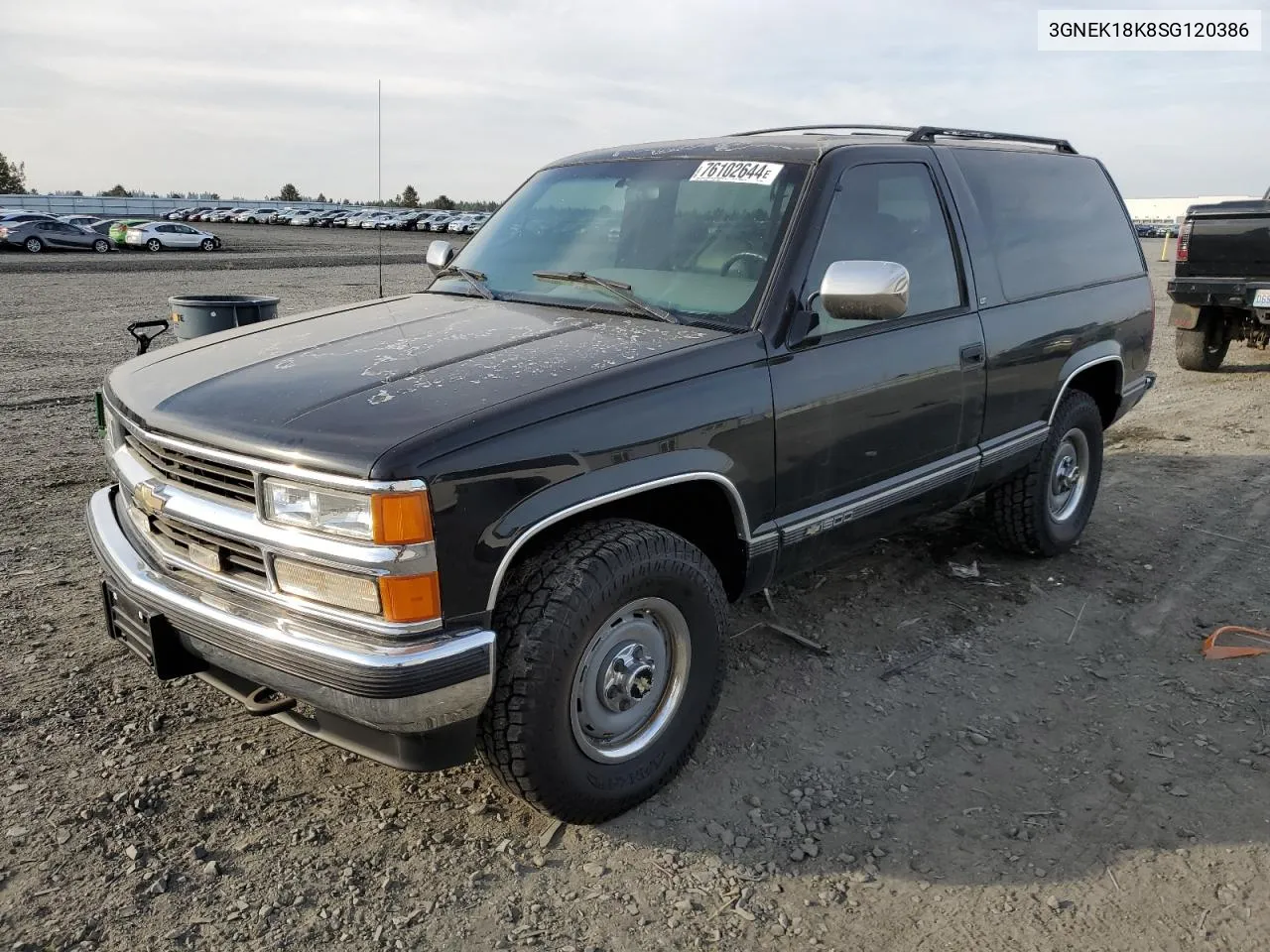 1995 Chevrolet Tahoe K1500 VIN: 3GNEK18K8SG120386 Lot: 76102644