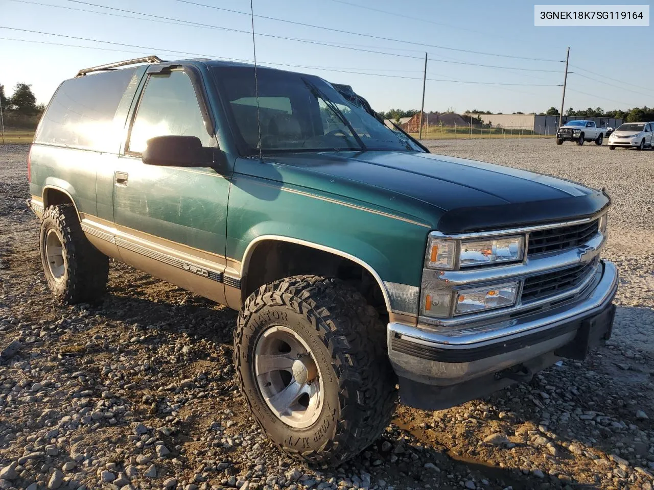 1995 Chevrolet Tahoe K1500 VIN: 3GNEK18K7SG119164 Lot: 77744684