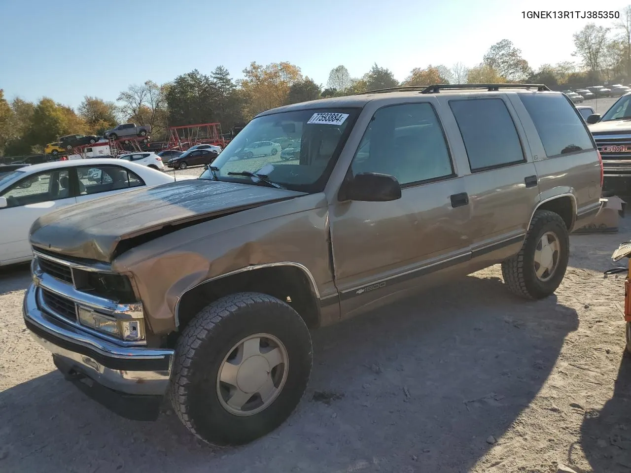 1996 Chevrolet Tahoe K1500 VIN: 1GNEK13R1TJ385350 Lot: 77593884