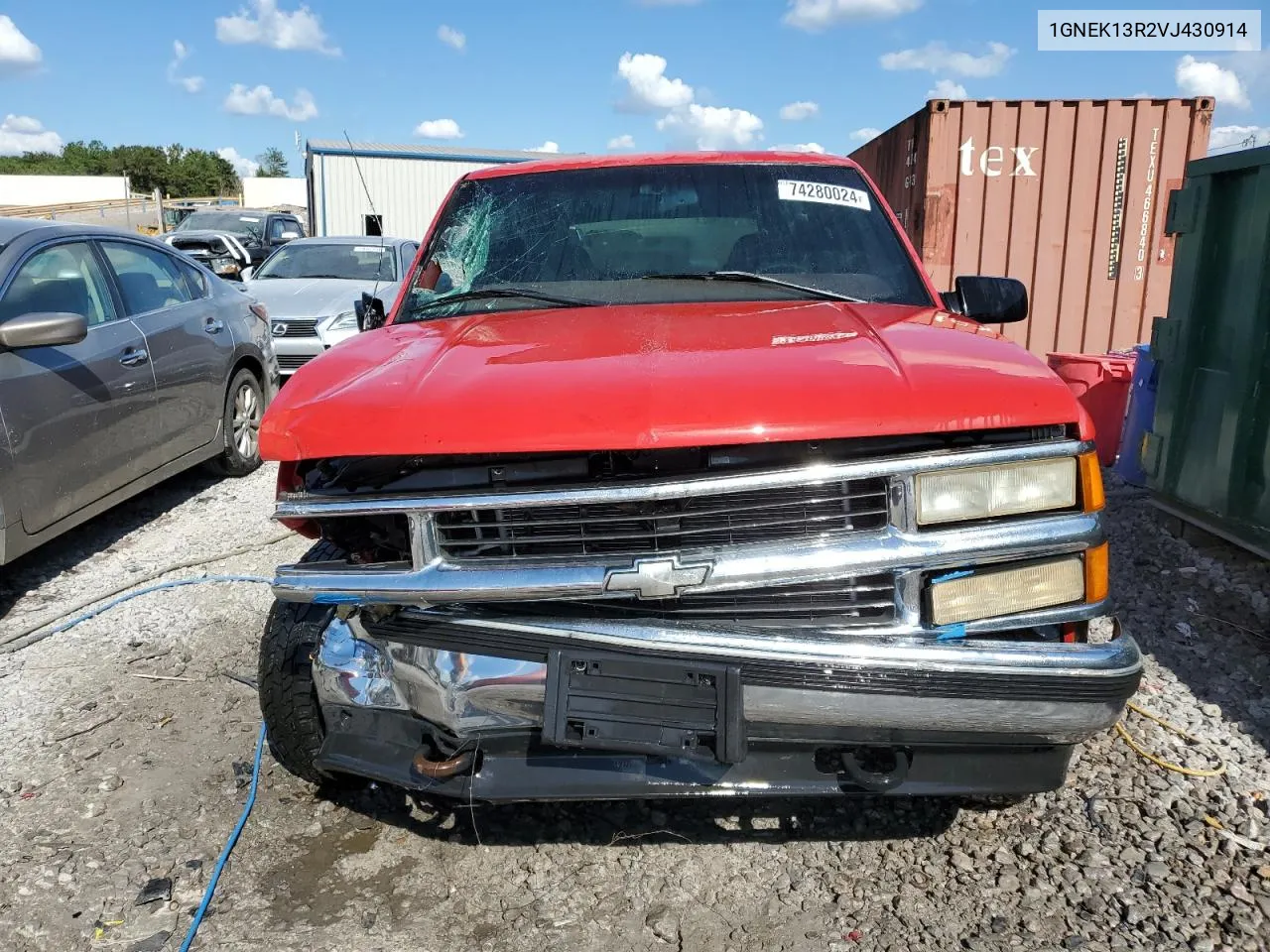 1997 Chevrolet Tahoe K1500 VIN: 1GNEK13R2VJ430914 Lot: 74280024