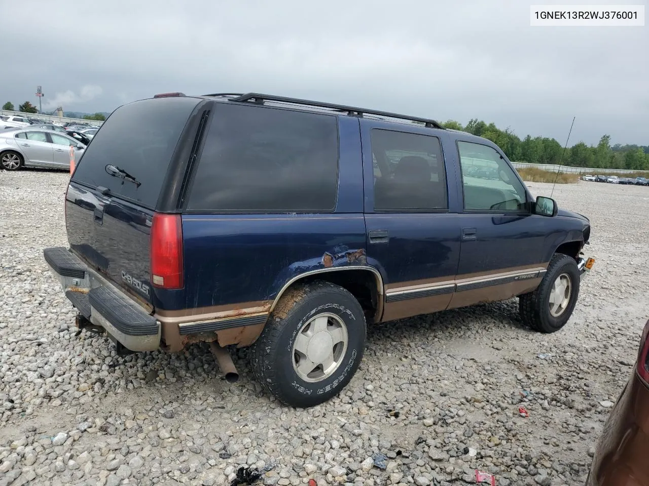 1998 Chevrolet Tahoe K1500 VIN: 1GNEK13R2WJ376001 Lot: 66877074