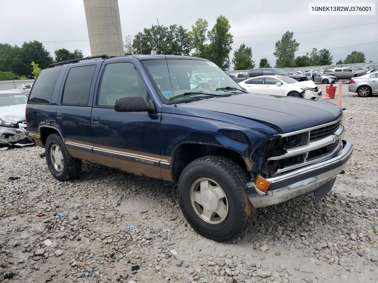 1998 Chevrolet Tahoe K1500 VIN: 1GNEK13R2WJ376001 Lot: 66877074