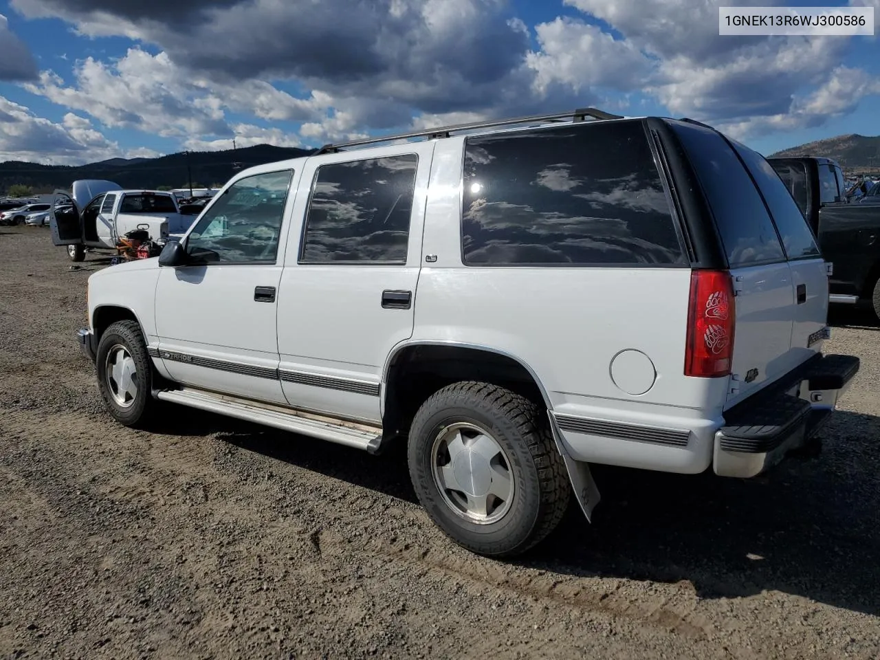 1998 Chevrolet Tahoe K1500 VIN: 1GNEK13R6WJ300586 Lot: 71018274