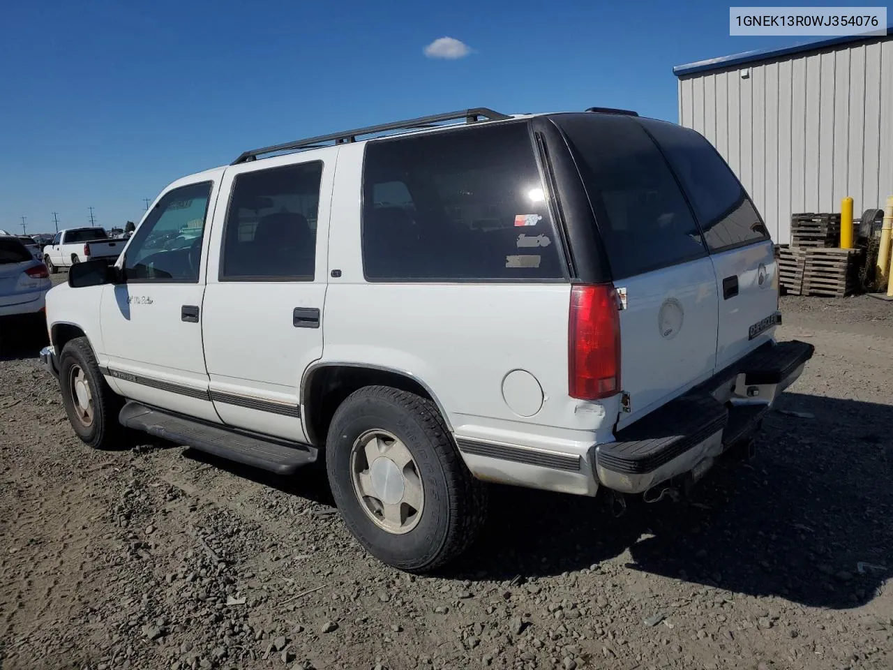 1998 Chevrolet Tahoe K1500 VIN: 1GNEK13R0WJ354076 Lot: 72605944