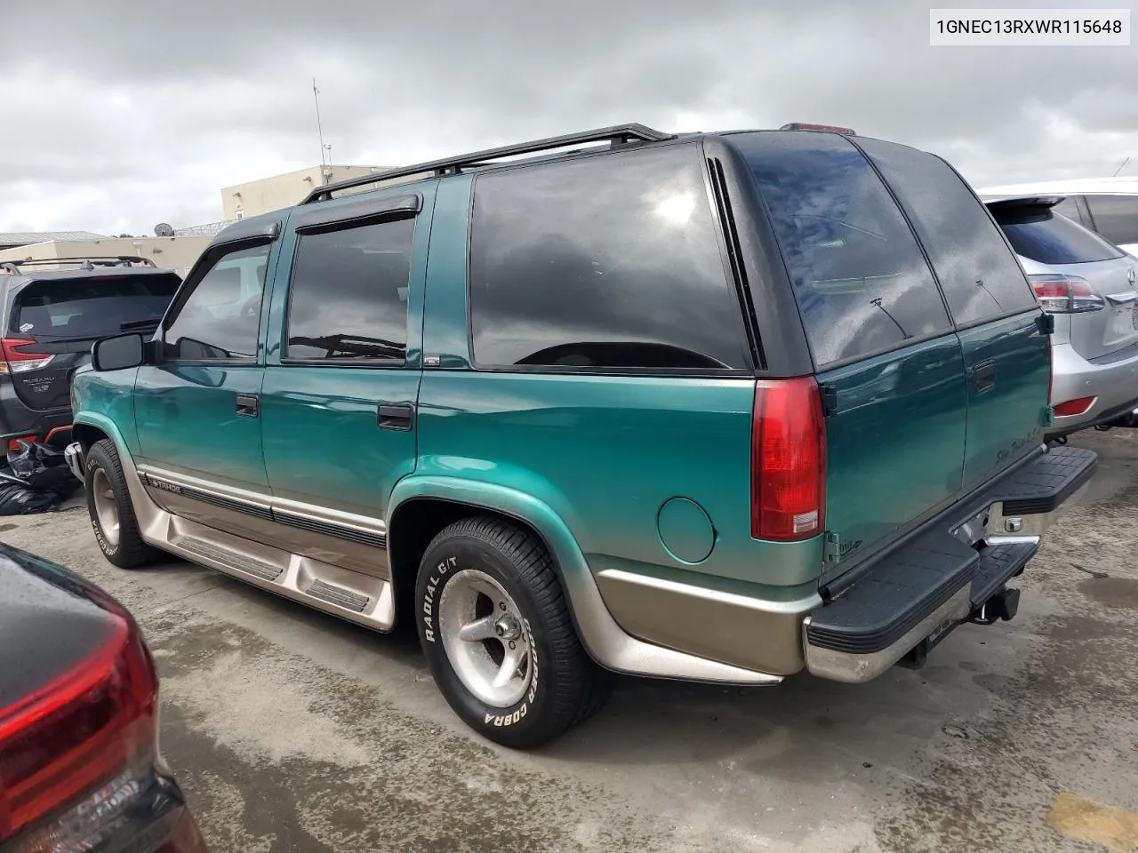 1998 Chevrolet Tahoe C1500 VIN: 1GNEC13RXWR115648 Lot: 74276694