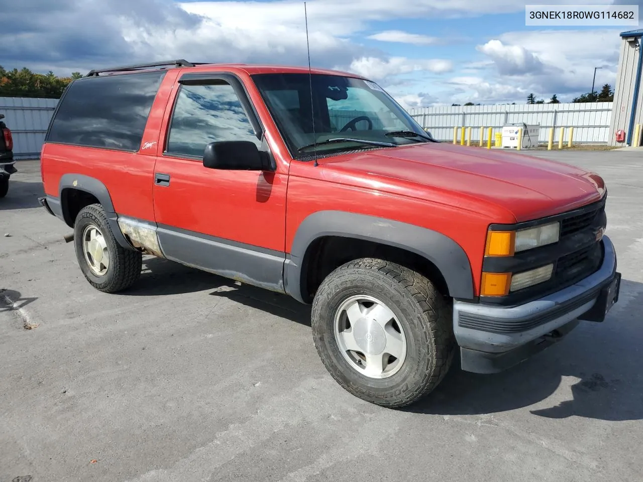 1998 Chevrolet Tahoe K1500 VIN: 3GNEK18R0WG114682 Lot: 75619714