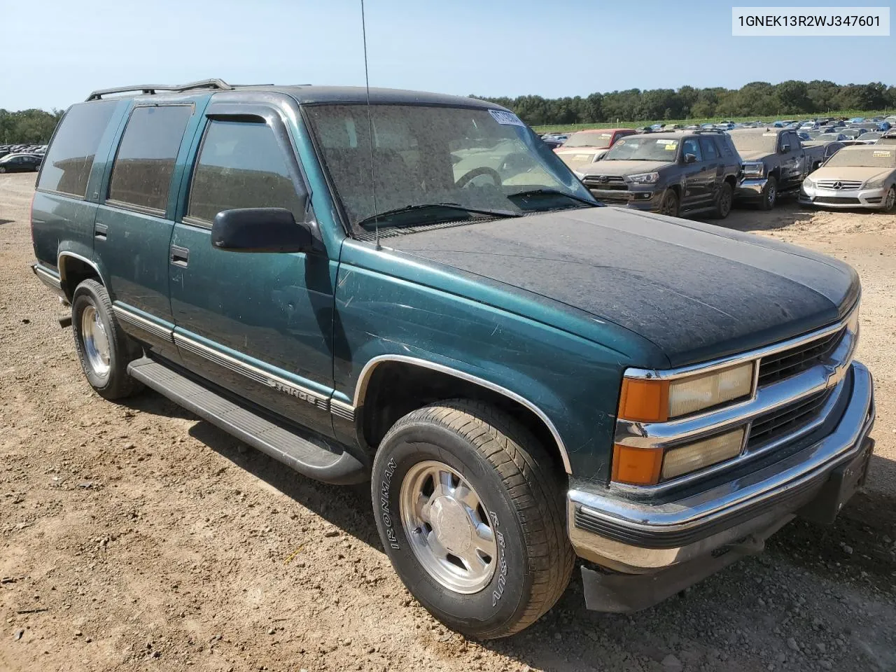 1998 Chevrolet Tahoe K1500 VIN: 1GNEK13R2WJ347601 Lot: 75742084