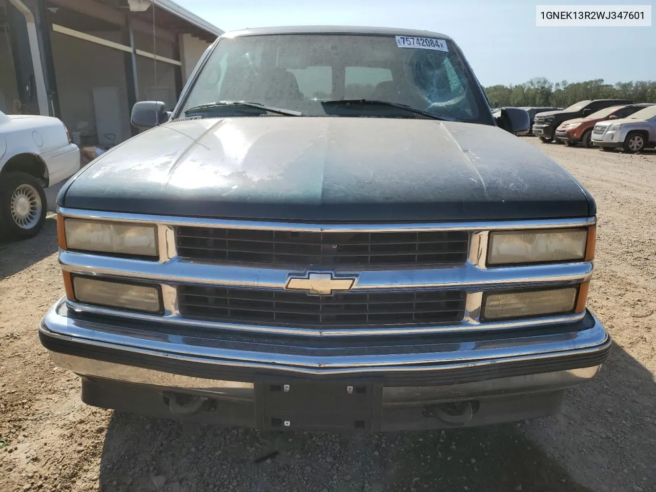 1998 Chevrolet Tahoe K1500 VIN: 1GNEK13R2WJ347601 Lot: 75742084