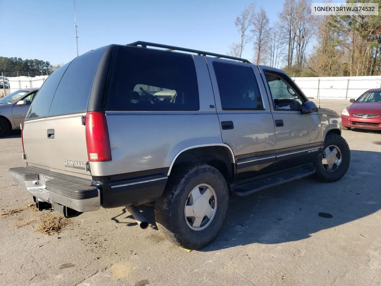 1998 Chevrolet Tahoe K1500 VIN: 1GNEK13R1WJ374532 Lot: 78623553