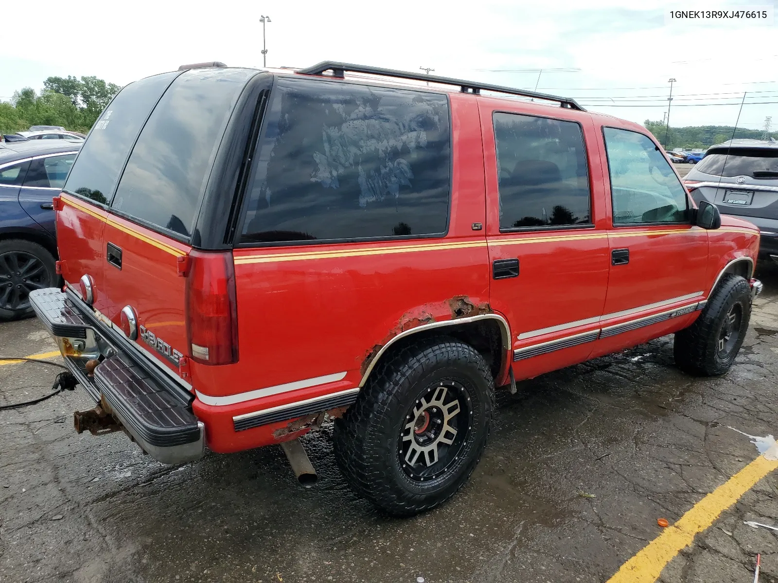 1999 Chevrolet Tahoe K1500 VIN: 1GNEK13R9XJ476615 Lot: 61312114