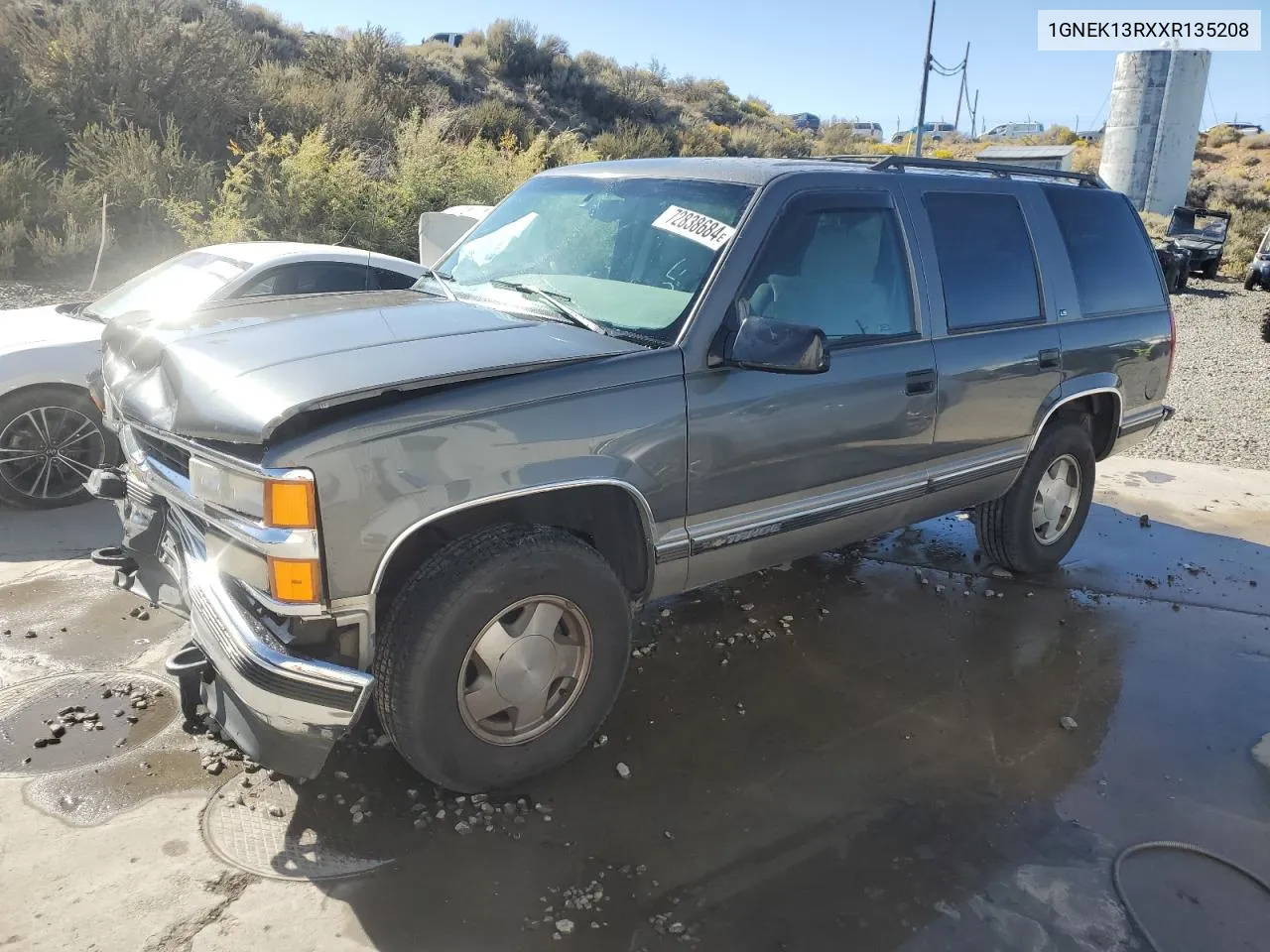 1999 Chevrolet Tahoe K1500 VIN: 1GNEK13RXXR135208 Lot: 72838684