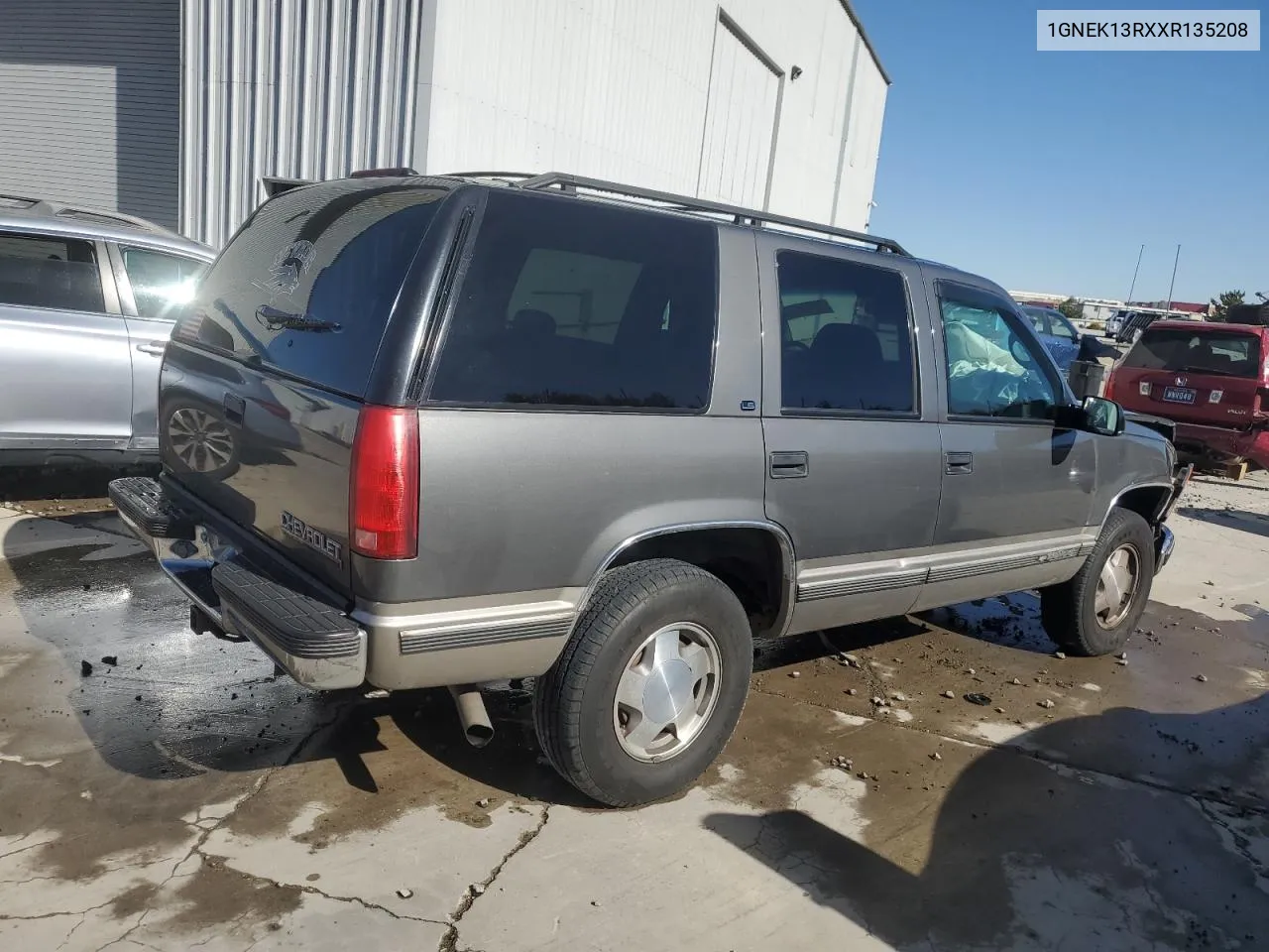 1999 Chevrolet Tahoe K1500 VIN: 1GNEK13RXXR135208 Lot: 72838684