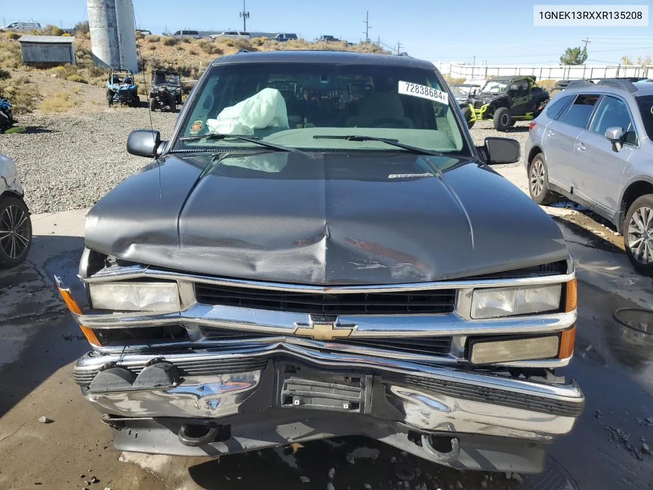 1999 Chevrolet Tahoe K1500 VIN: 1GNEK13RXXR135208 Lot: 72838684