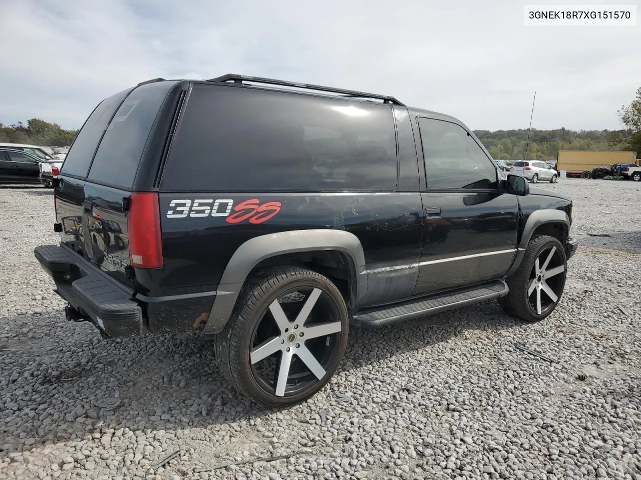 1999 Chevrolet Tahoe K1500 VIN: 3GNEK18R7XG151570 Lot: 76140294