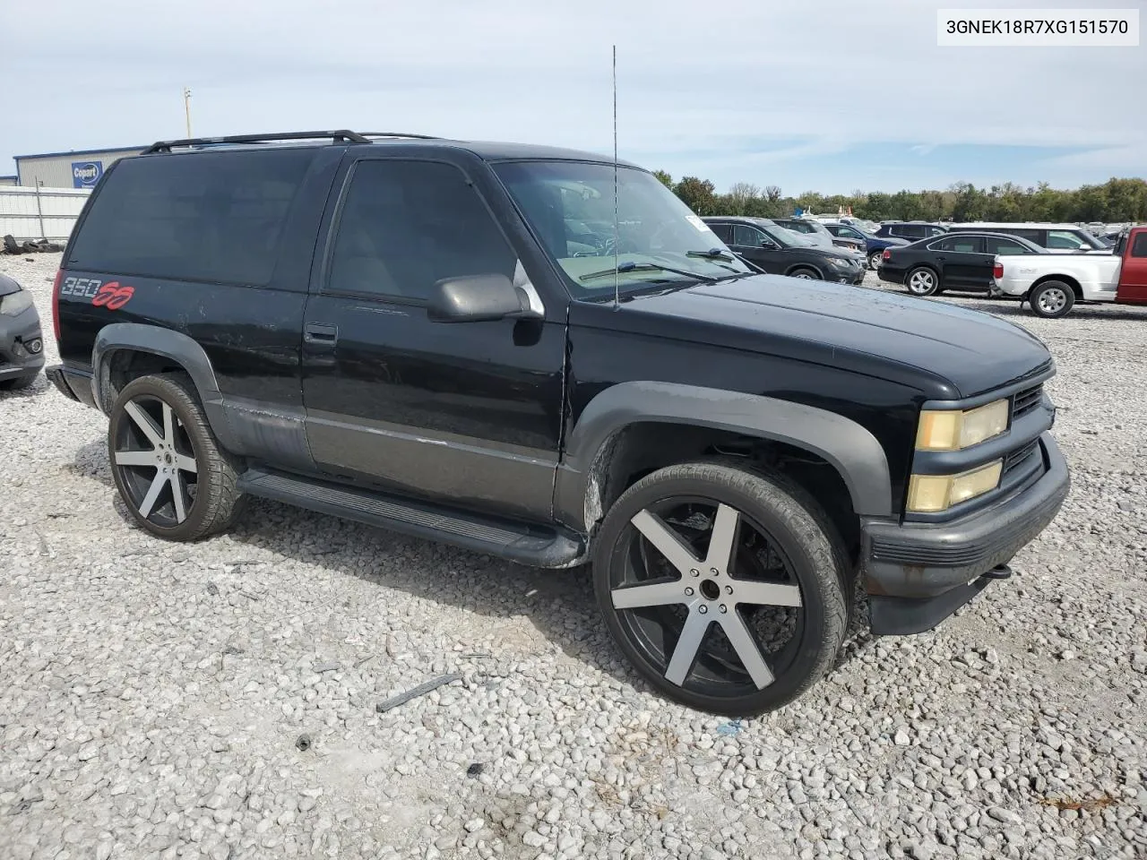 1999 Chevrolet Tahoe K1500 VIN: 3GNEK18R7XG151570 Lot: 76140294