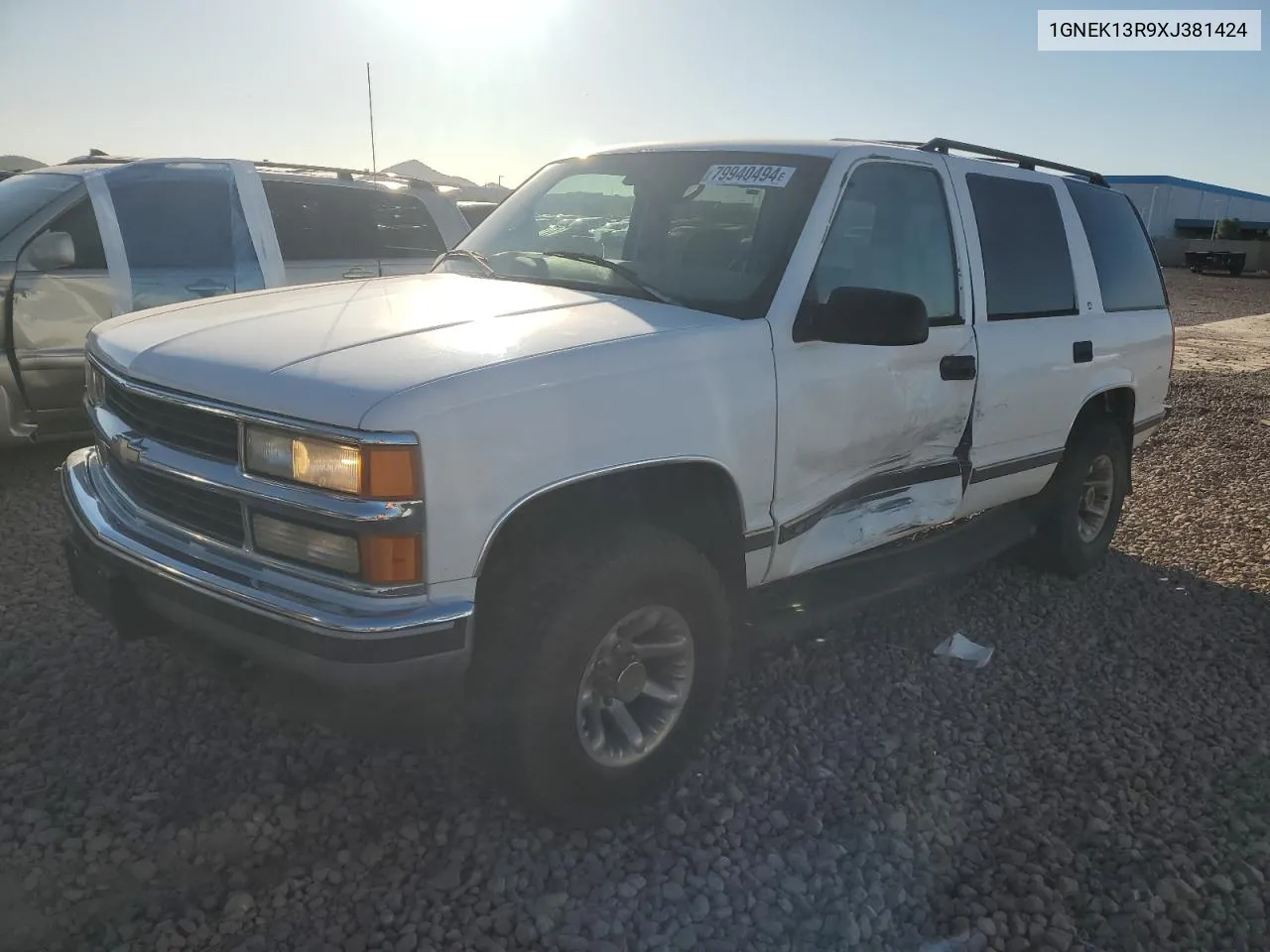 1999 Chevrolet Tahoe K1500 VIN: 1GNEK13R9XJ381424 Lot: 79940494