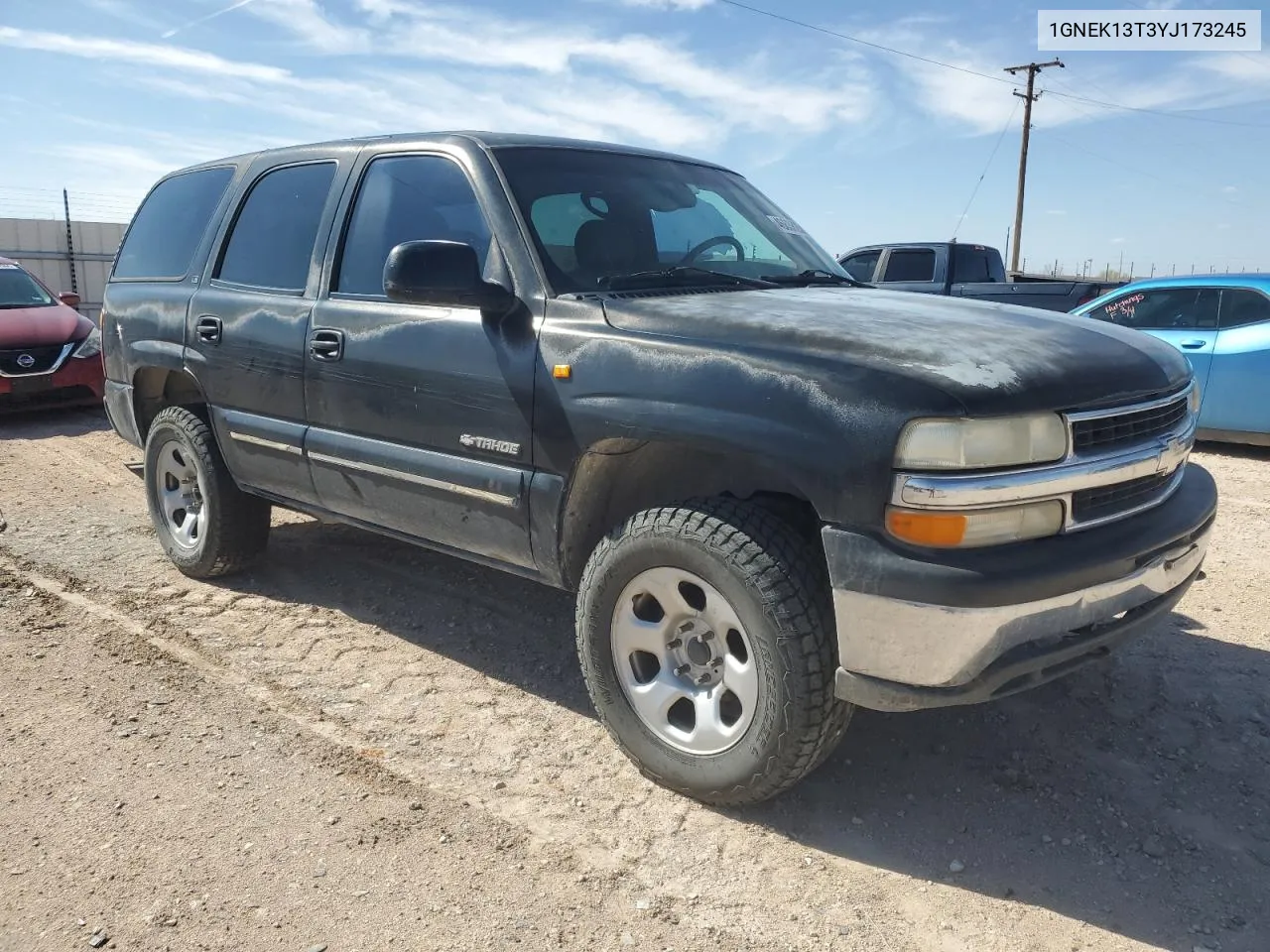 2000 Chevrolet Tahoe K1500 VIN: 1GNEK13T3YJ173245 Lot: 46638254