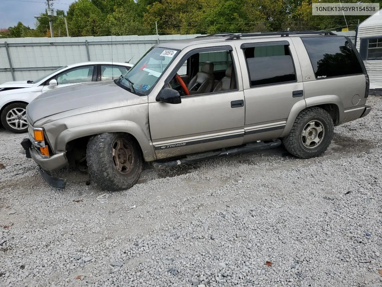 2000 Chevrolet Tahoe K1500 VIN: 1GNEK13R3YR154538 Lot: 72685974