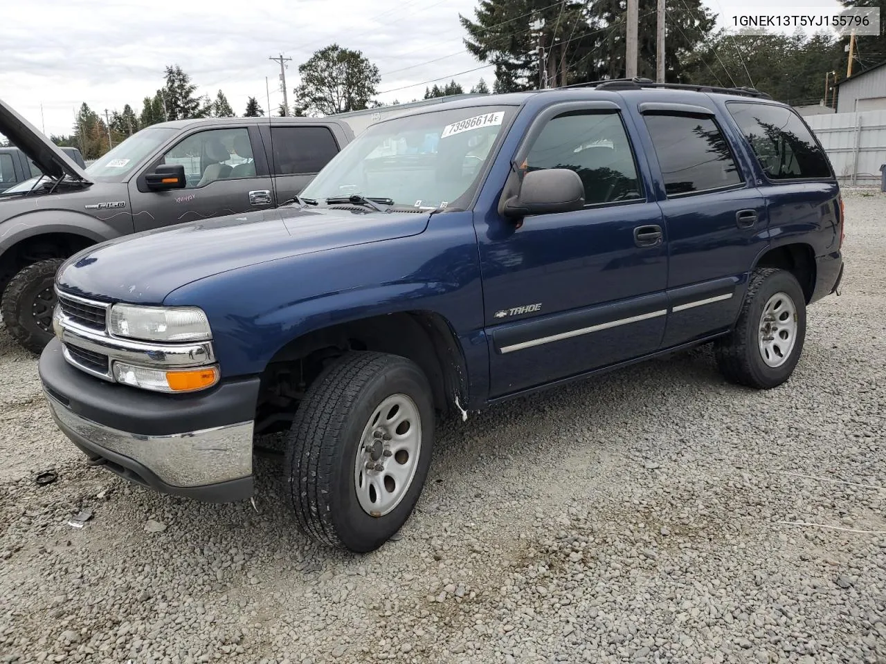 2000 Chevrolet Tahoe K1500 VIN: 1GNEK13T5YJ155796 Lot: 73986614