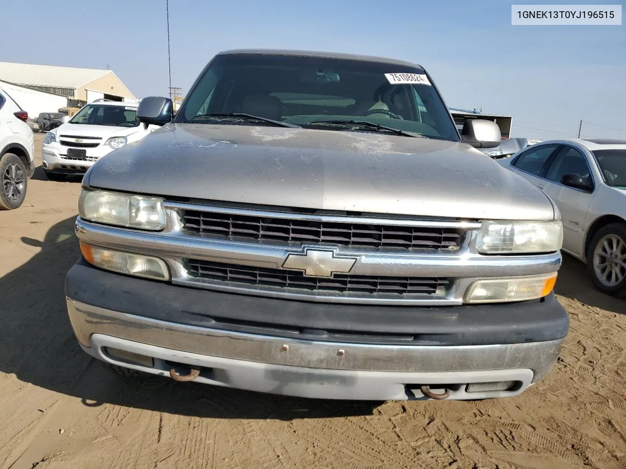 2000 Chevrolet Tahoe K1500 VIN: 1GNEK13T0YJ196515 Lot: 75108624