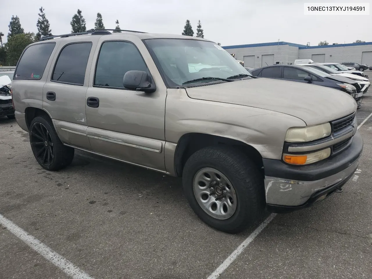 2000 Chevrolet Tahoe C1500 VIN: 1GNEC13TXYJ194591 Lot: 76772504