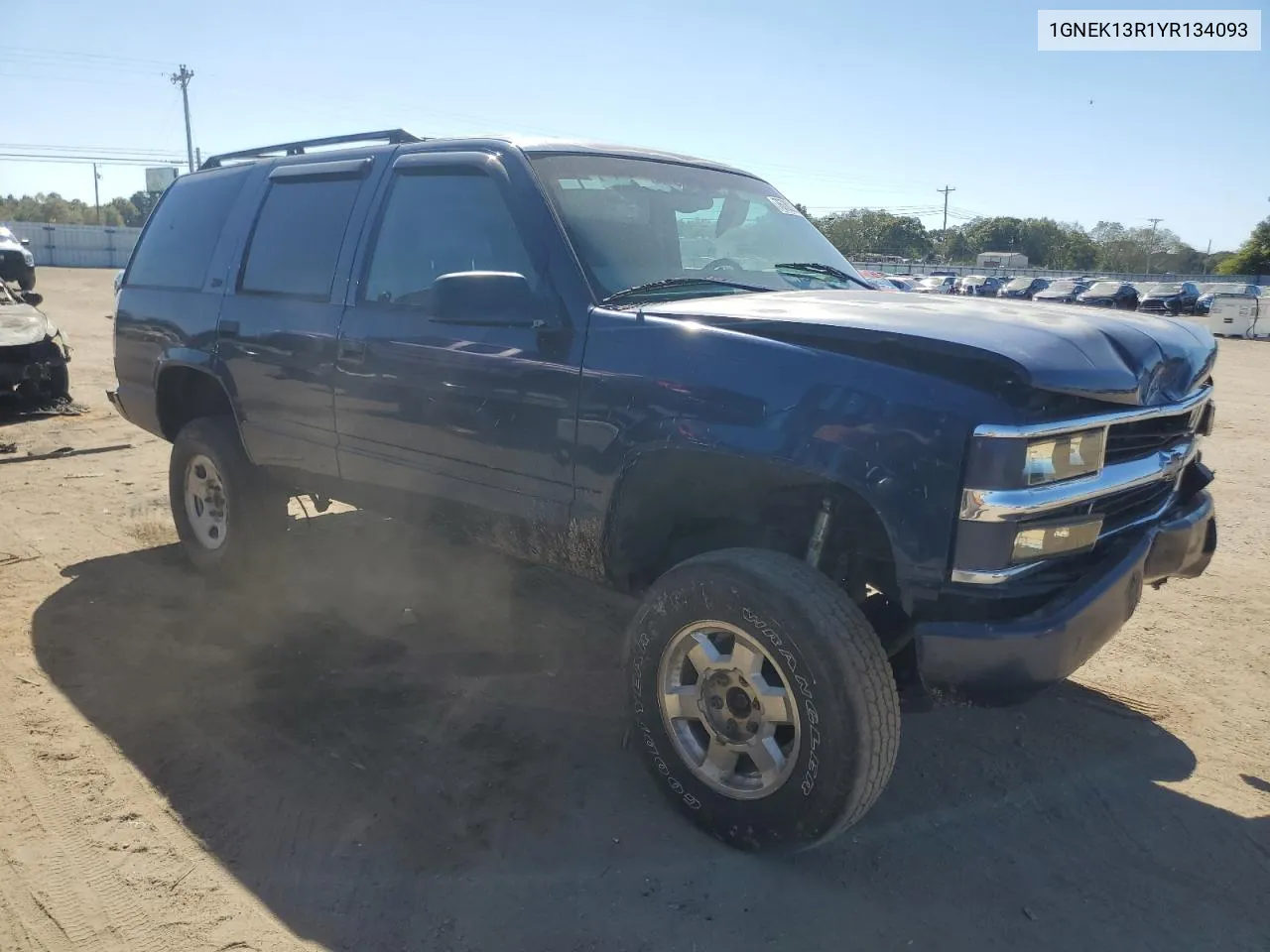 2000 Chevrolet Tahoe K1500 VIN: 1GNEK13R1YR134093 Lot: 76780264