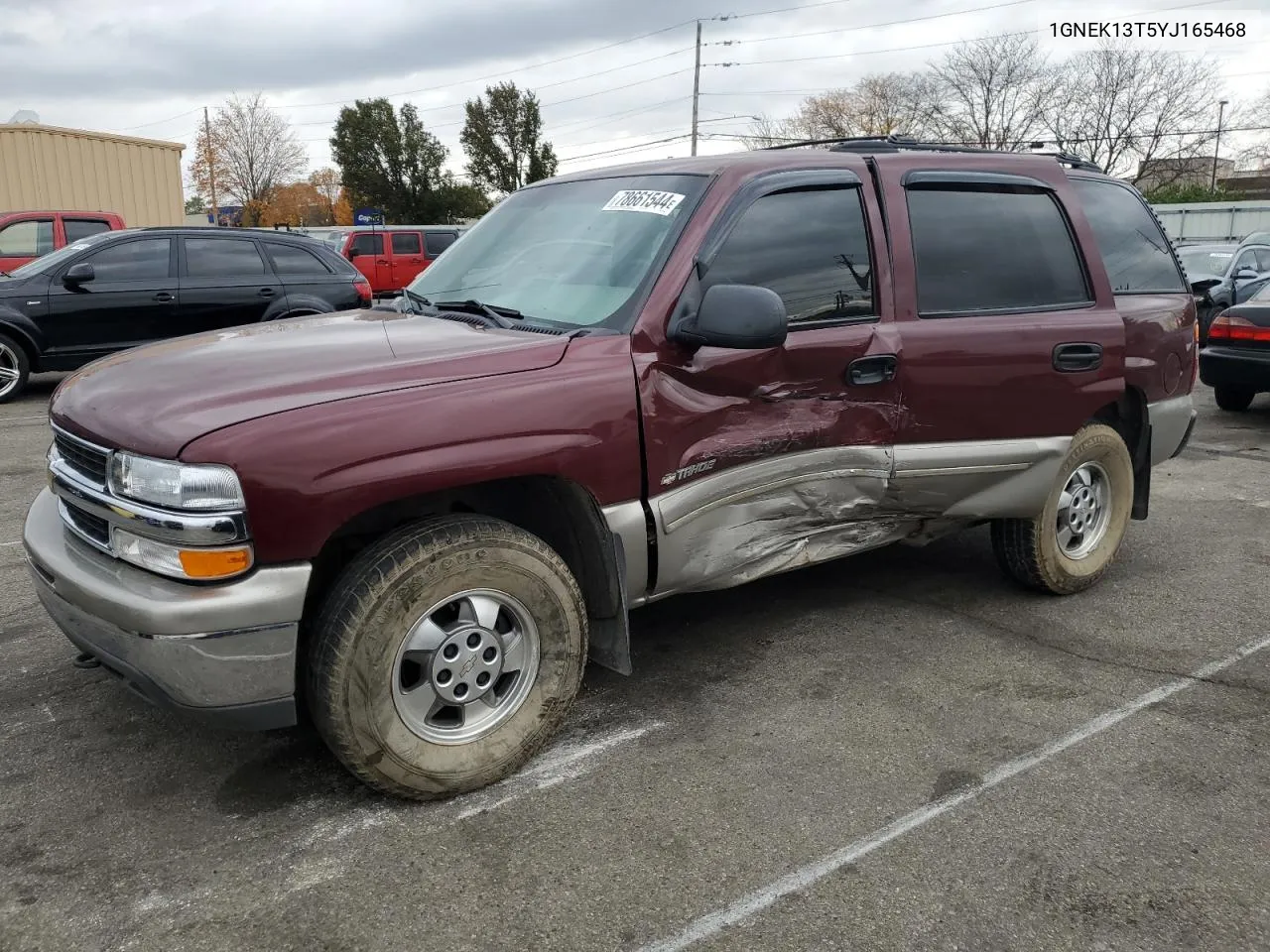 2000 Chevrolet Tahoe K1500 VIN: 1GNEK13T5YJ165468 Lot: 78661544