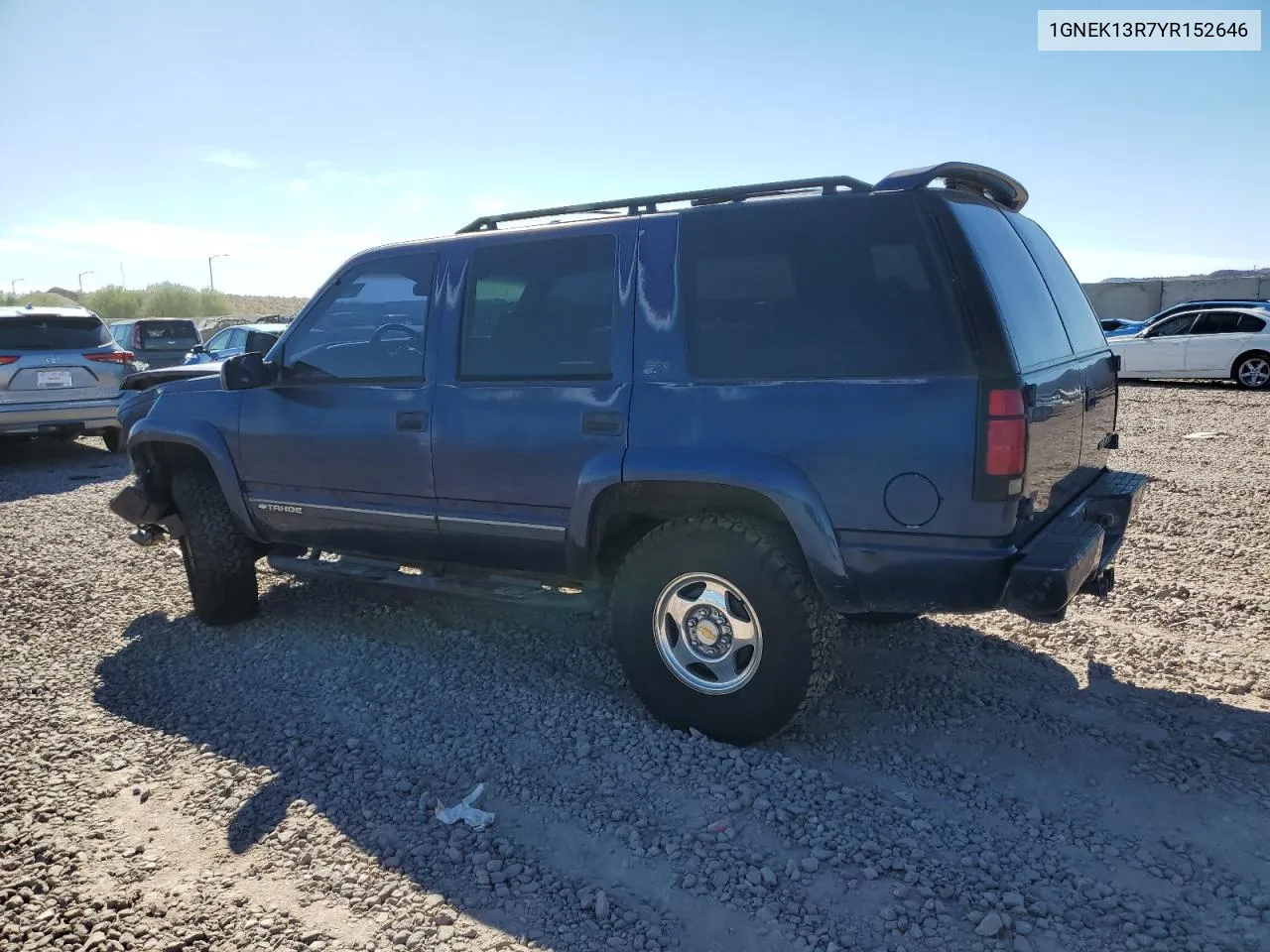 2000 Chevrolet Tahoe K1500 VIN: 1GNEK13R7YR152646 Lot: 79464414