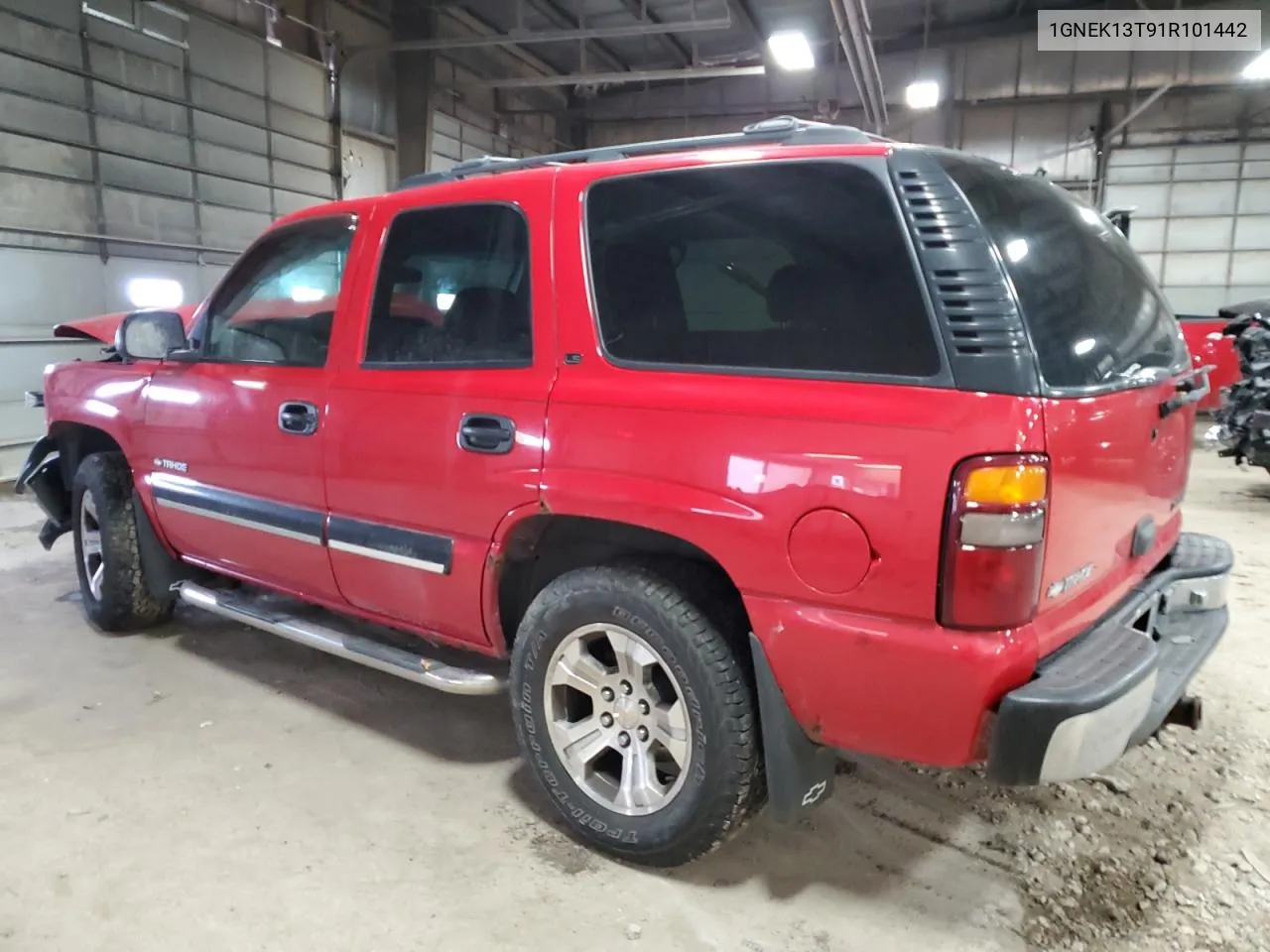 2001 Chevrolet Tahoe K1500 VIN: 1GNEK13T91R101442 Lot: 37646024