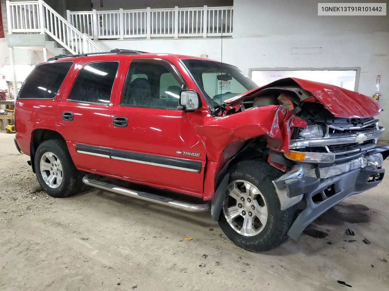 2001 Chevrolet Tahoe K1500 VIN: 1GNEK13T91R101442 Lot: 37646024