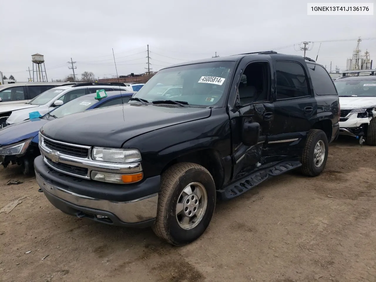 2001 Chevrolet Tahoe K1500 VIN: 1GNEK13T41J136176 Lot: 45005814