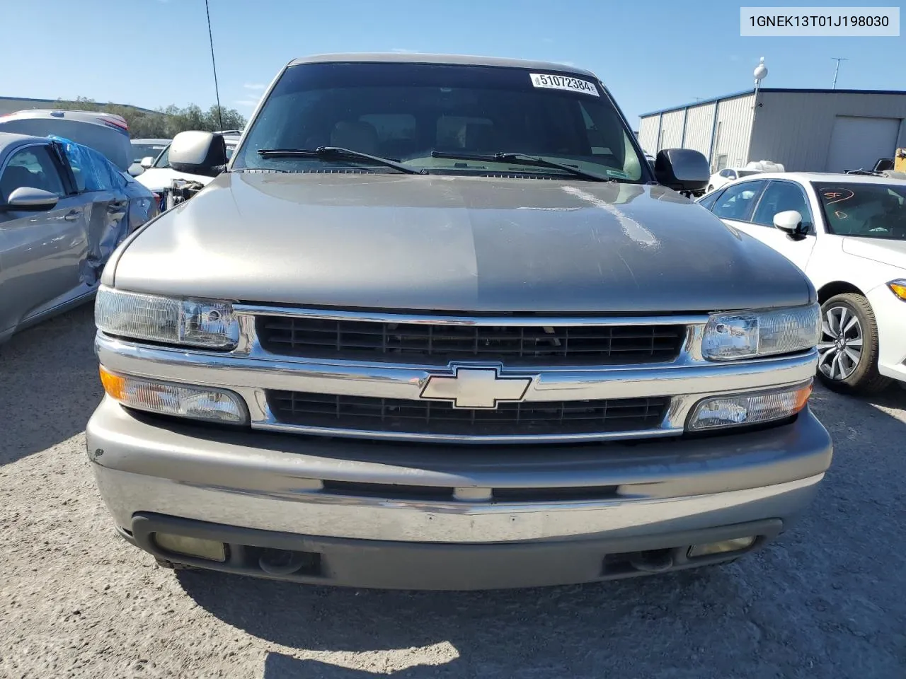 2001 Chevrolet Tahoe K1500 VIN: 1GNEK13T01J198030 Lot: 51072384