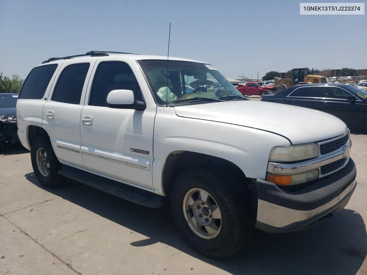 2001 Chevrolet Tahoe K1500 VIN: 1GNEK13T51J223374 Lot: 63428624