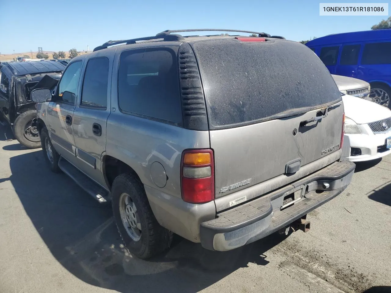 2001 Chevrolet Tahoe K1500 VIN: 1GNEK13T61R181086 Lot: 68296914