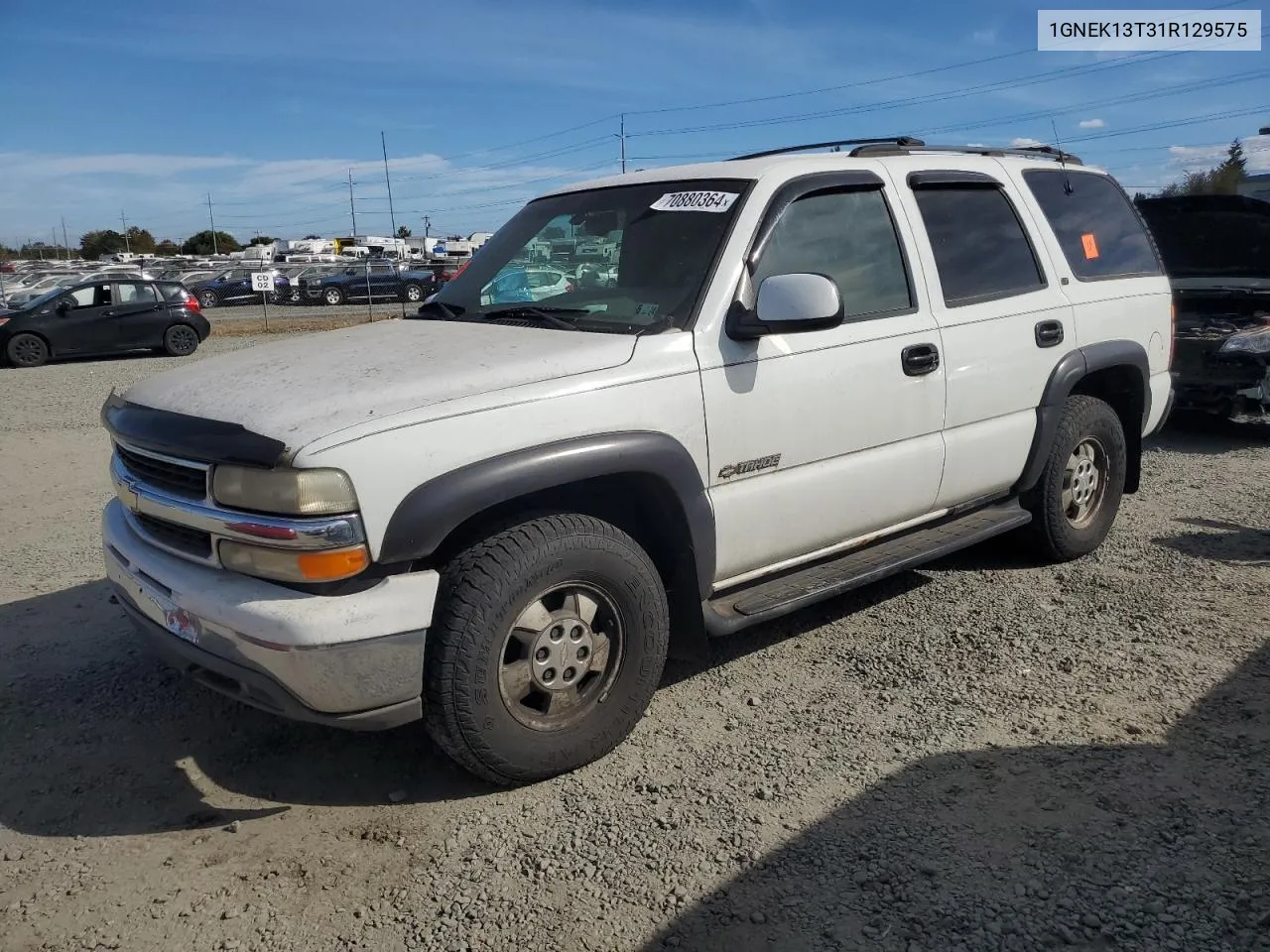 1GNEK13T31R129575 2001 Chevrolet Tahoe K1500