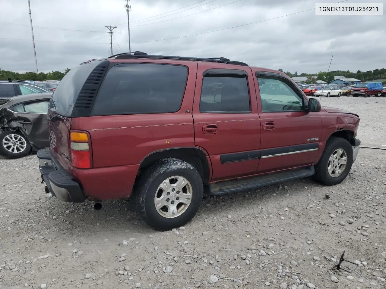 2001 Chevrolet Tahoe K1500 VIN: 1GNEK13T01J254211 Lot: 72757494