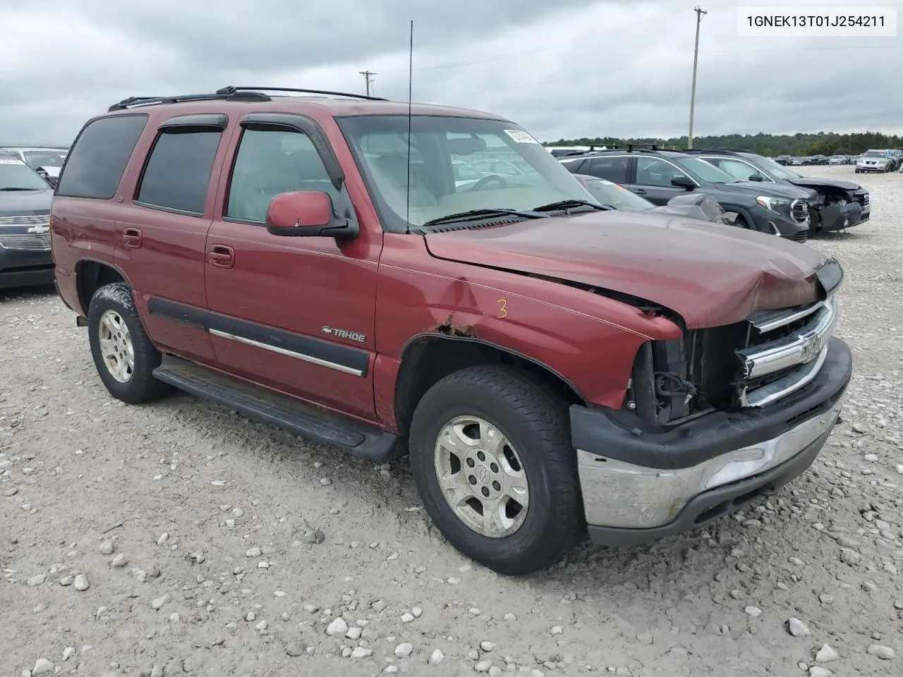 2001 Chevrolet Tahoe K1500 VIN: 1GNEK13T01J254211 Lot: 72757494