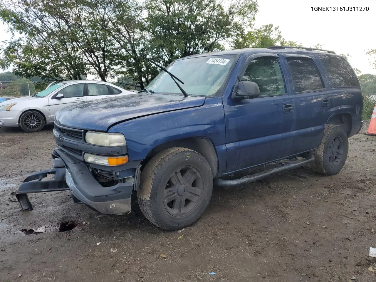 2001 Chevrolet Tahoe K1500 VIN: 1GNEK13T61J311270 Lot: 73434104