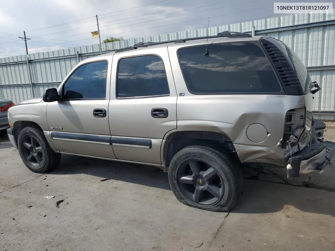 2001 Chevrolet Tahoe K1500 VIN: 1GNEK13T81R121097 Lot: 74924214