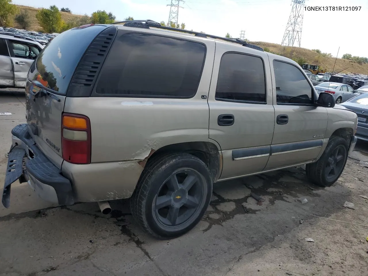 2001 Chevrolet Tahoe K1500 VIN: 1GNEK13T81R121097 Lot: 74924214