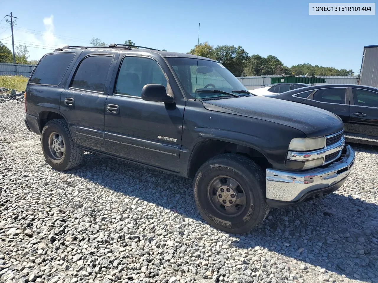 2001 Chevrolet Tahoe C1500 VIN: 1GNEC13T51R101404 Lot: 75328194