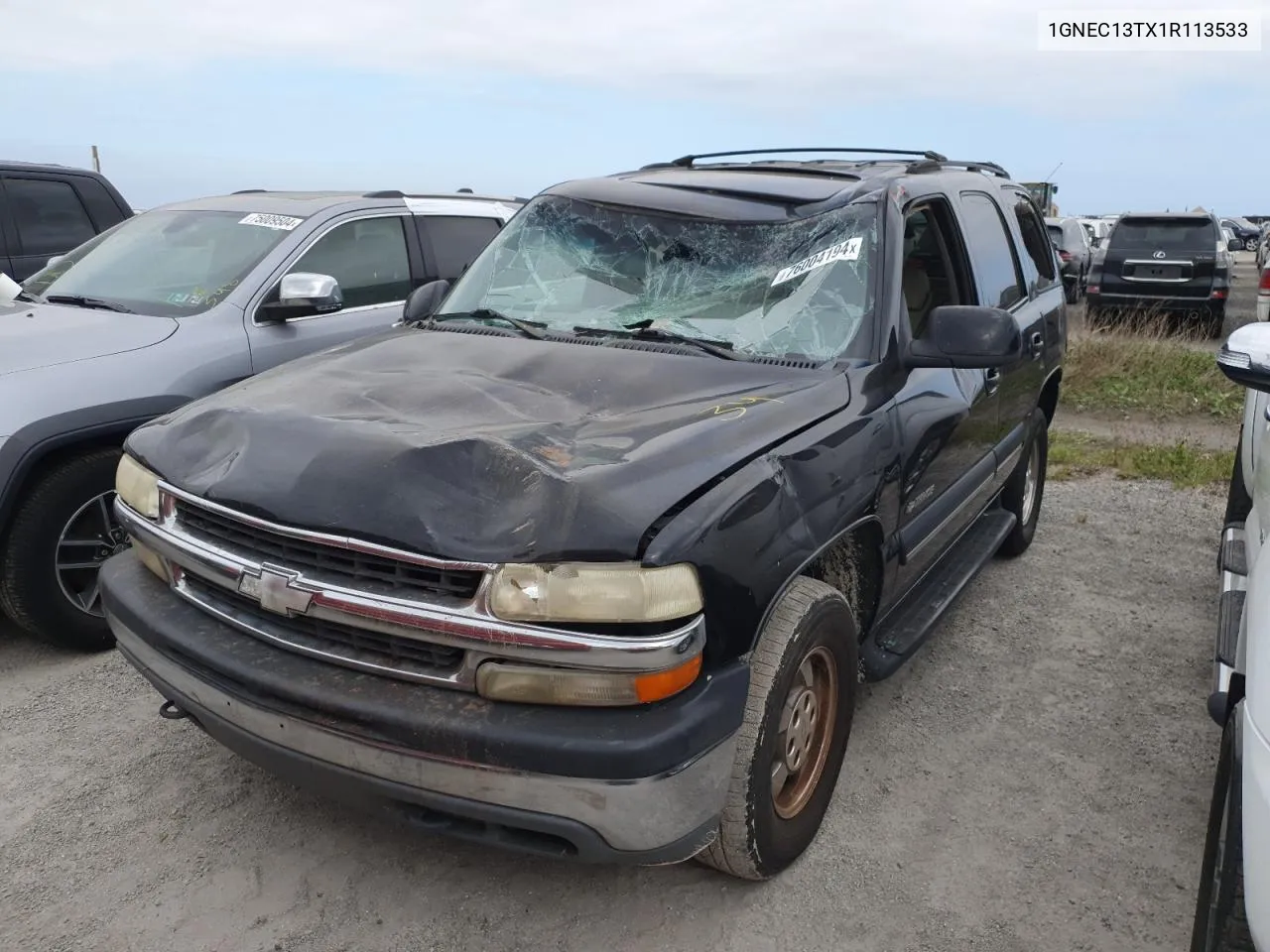 2001 Chevrolet Tahoe C1500 VIN: 1GNEC13TX1R113533 Lot: 76004194