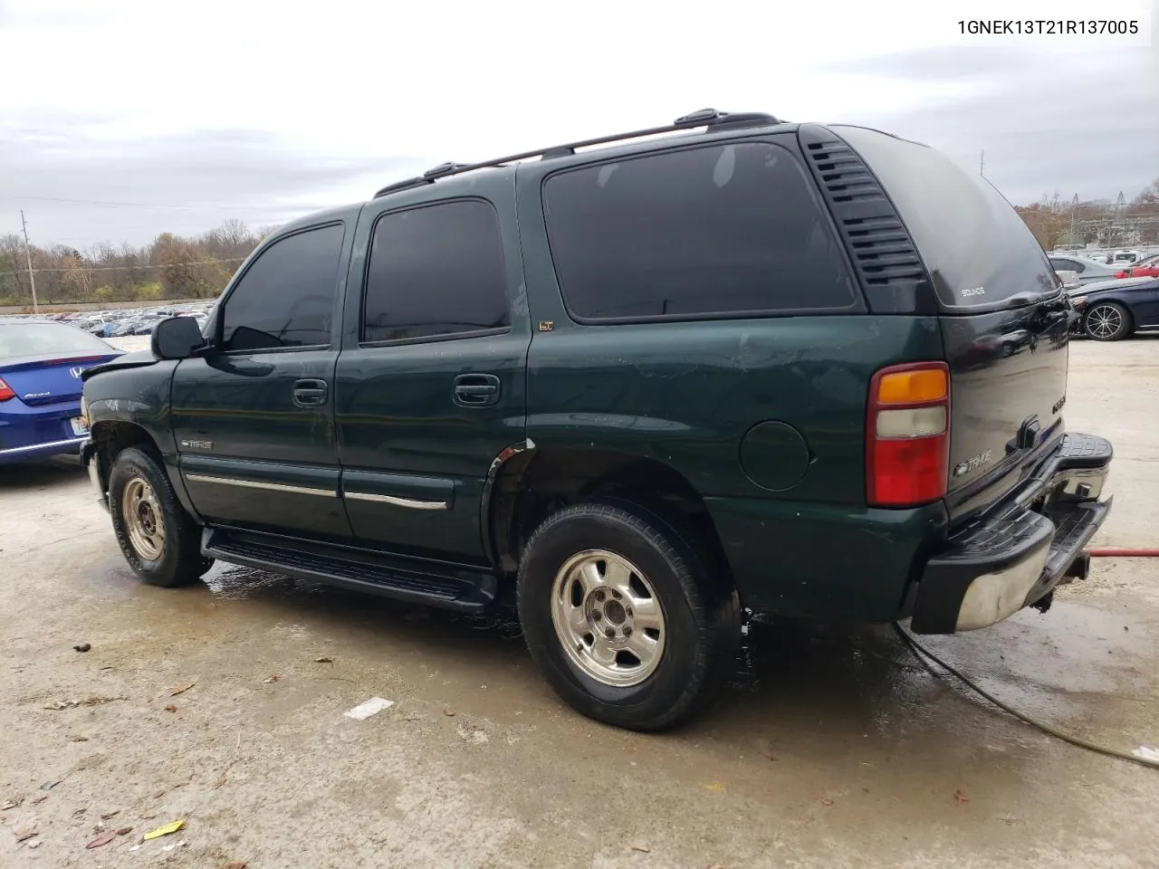 2001 Chevrolet Tahoe K1500 VIN: 1GNEK13T21R137005 Lot: 76263503