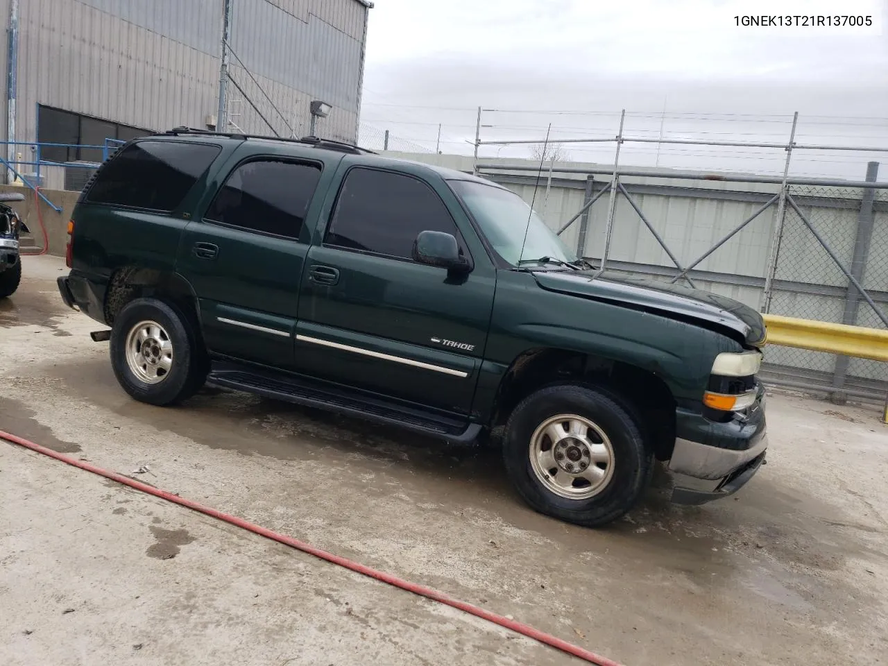 2001 Chevrolet Tahoe K1500 VIN: 1GNEK13T21R137005 Lot: 76263503