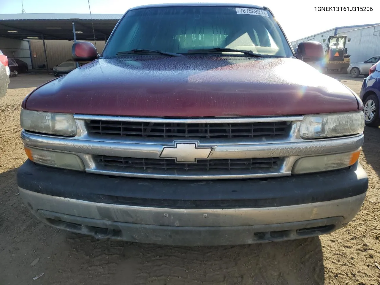 2001 Chevrolet Tahoe K1500 VIN: 1GNEK13T61J315206 Lot: 76756994